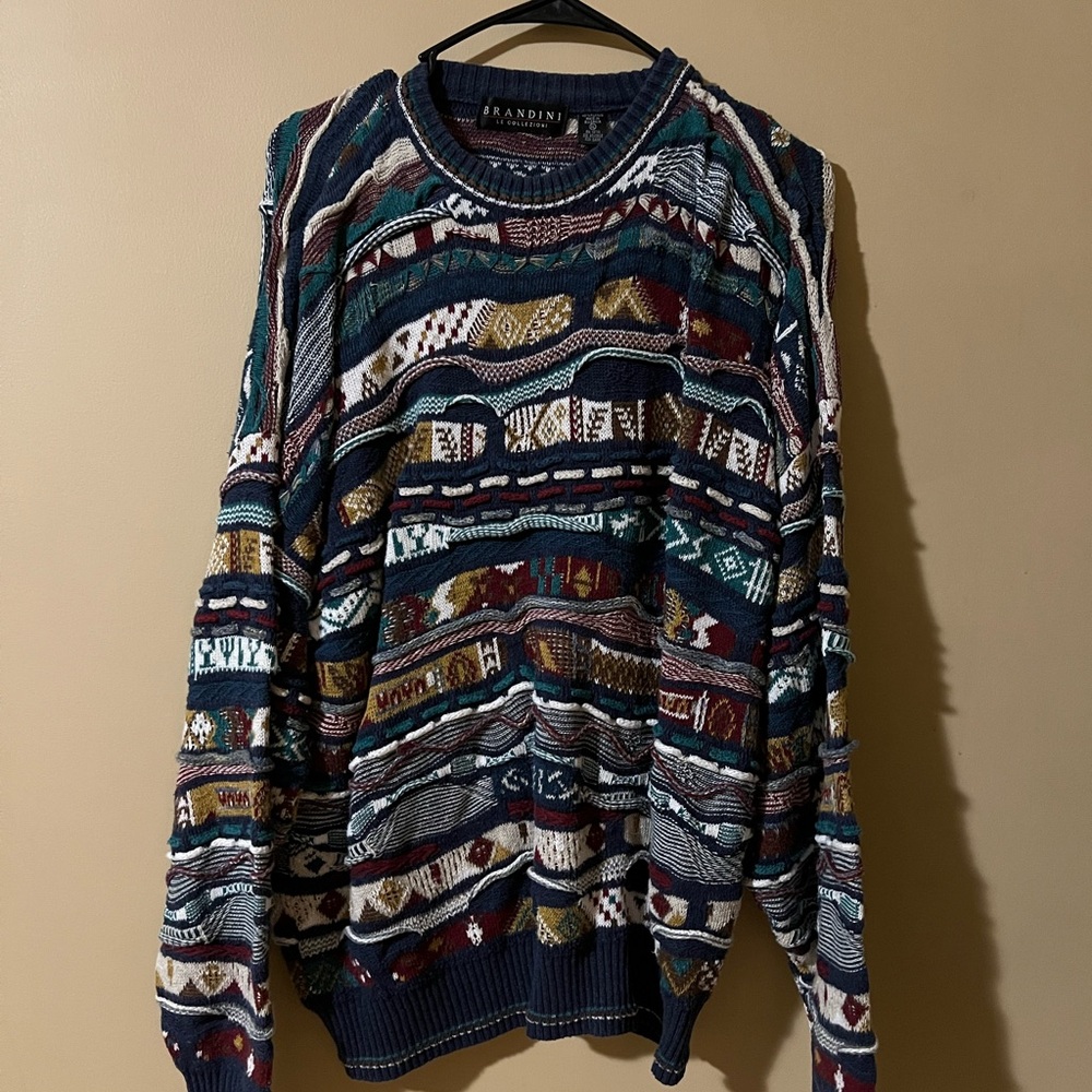 Men's Multicolor Patterned Sweater